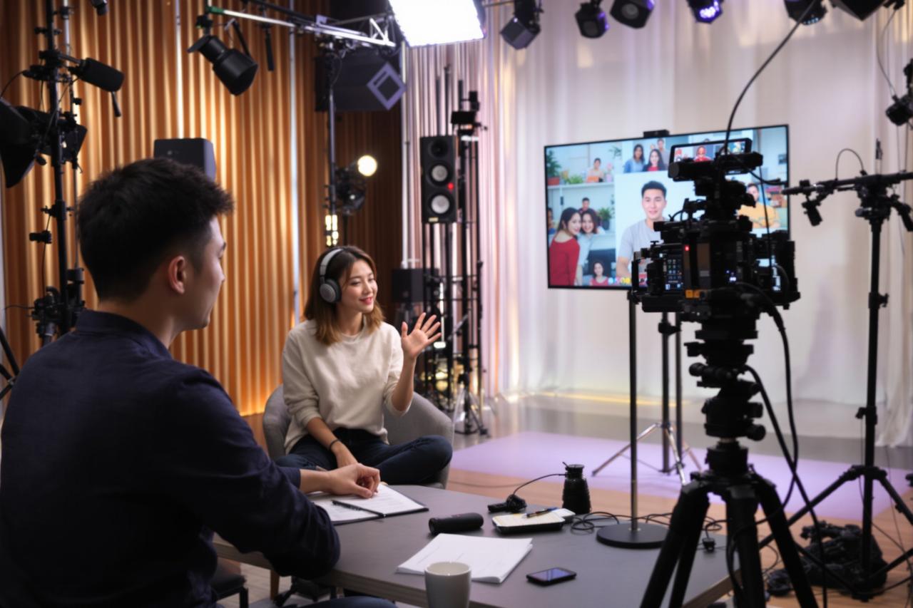 《烟雨江南》主创团队线上直播